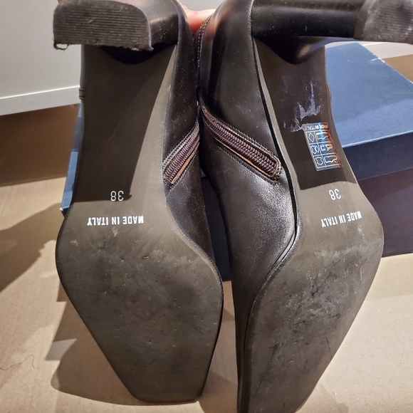 SIMARD Margarite Dark Brown Bootie IT38 B / US 7.5 - Picture 4 of 5